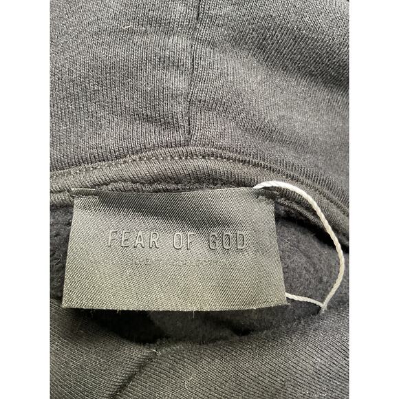 Fear Of God 'Baseball' Black Cotton Hoodie Size M - Picture 4 of 5